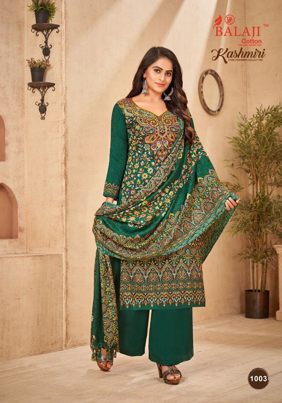 Balaji Kashmiri Casual Wear Pashmina Wholesale Dress Material Collection